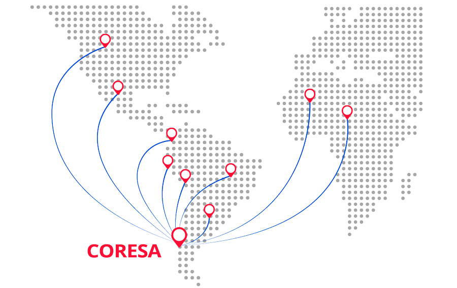 Mapa Internacional CORESA
